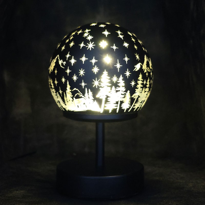 LED Glass Orb Light
