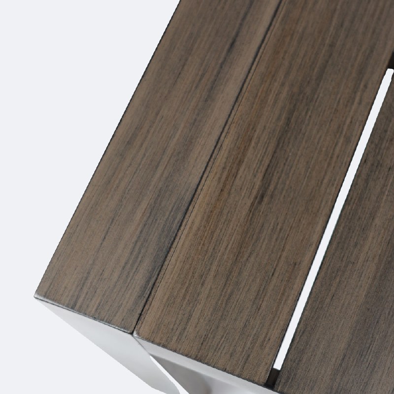 Axis End Table - Brushed Taupe