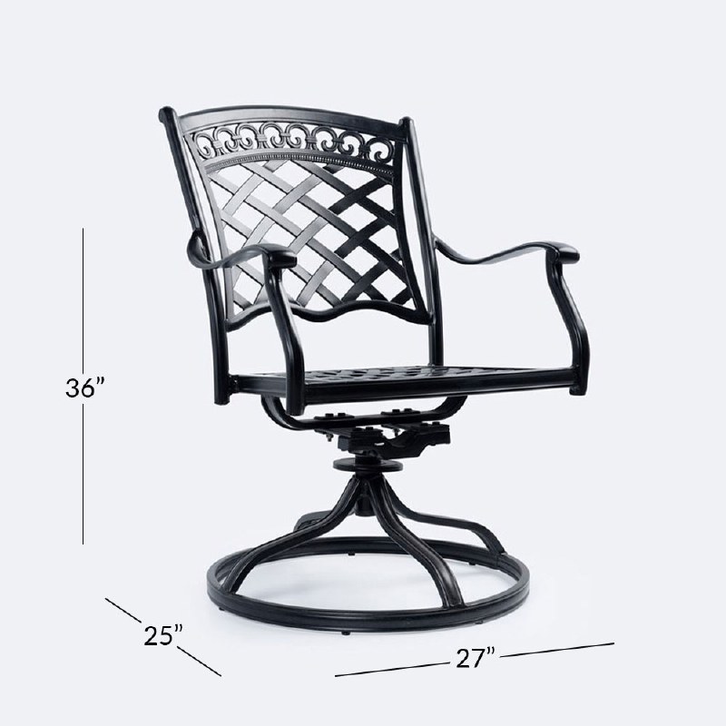 Blanca Swivel Rocker - Black Tippet