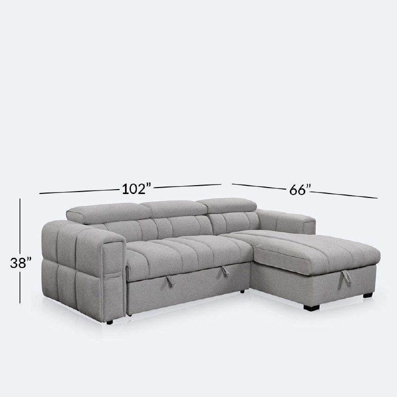 Percy Sectional with Pull Out Sleeper