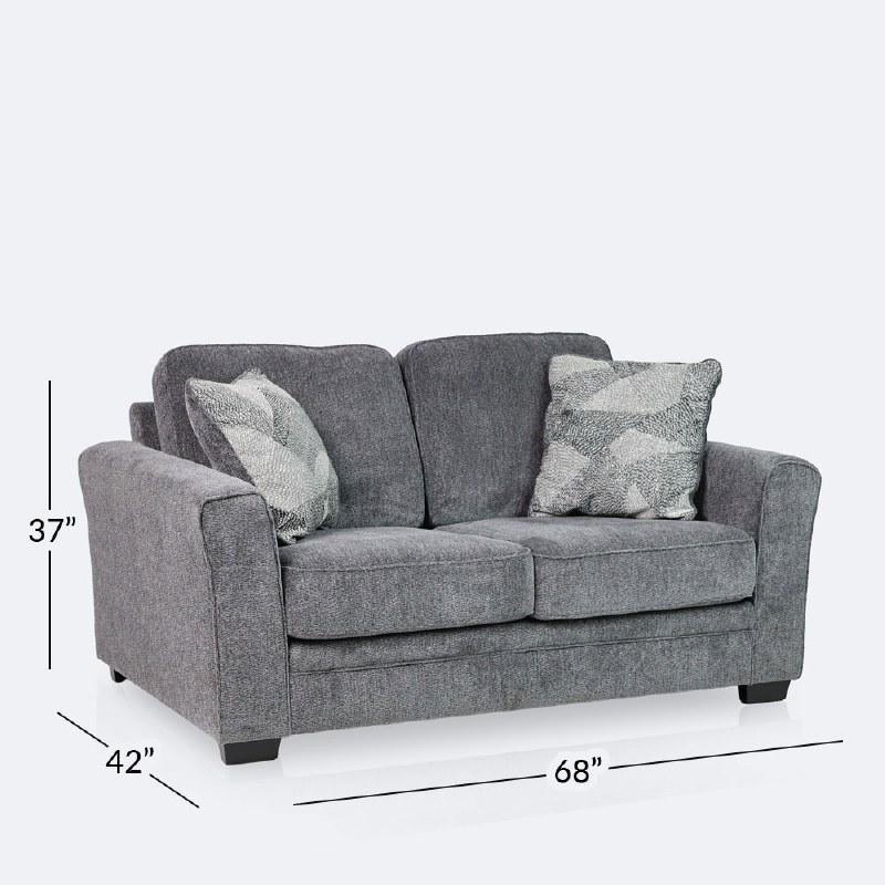 Taylor Loveaseat- Dark Grey