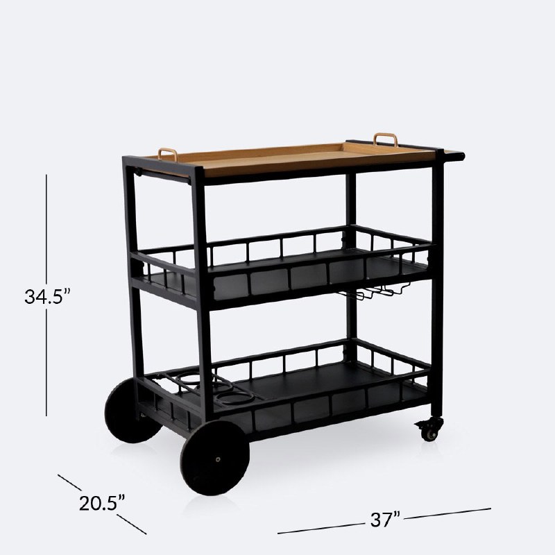 Watson Bar Cart - Woodlook Tray