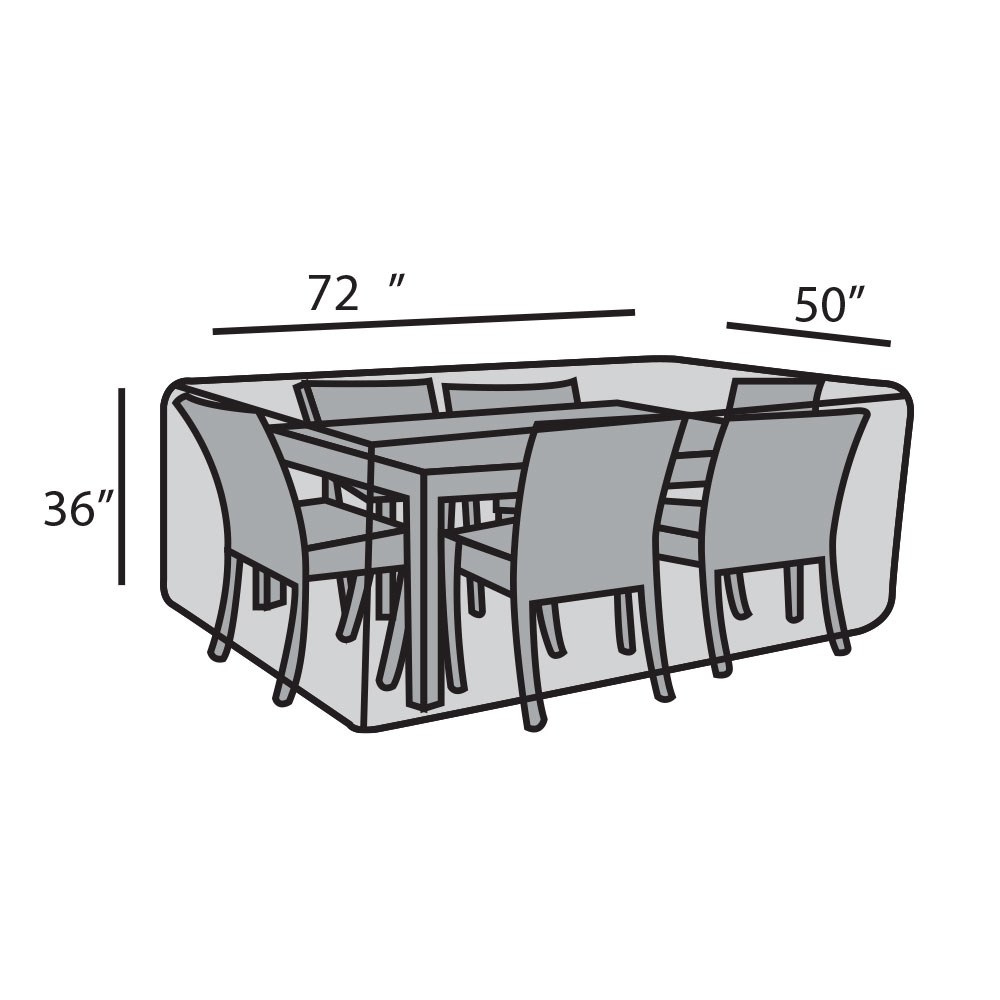Rectangular Dining Set Cover D.O.T. Furniture Limited