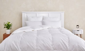 Niagara Duvet - Twin - White