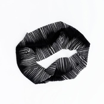 Plystr. Black Infinity Scarf