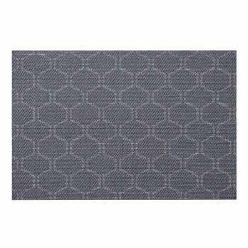 Vinyl Placemat - Navy Honeycomb