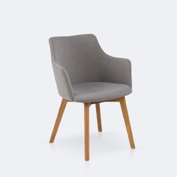 Bella Dining Armchair - Grey