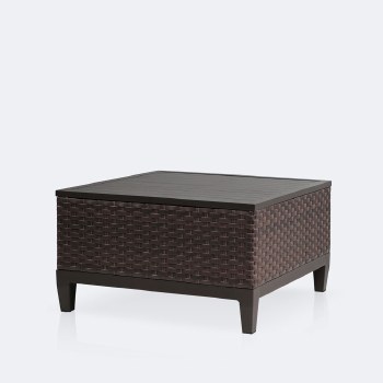 Catalina Coffee Table - Brown Wicker