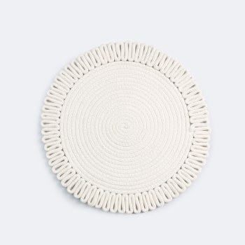 Anya Round Woven Placemat