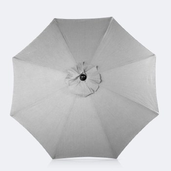 10' Auto Tilt Umbrella - Warm Grey