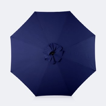 9' Auto Tilt Umbrella - Midnight Navy Blue