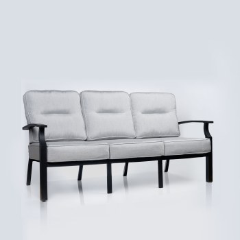 Belvedere Aluminum Sofa - Black