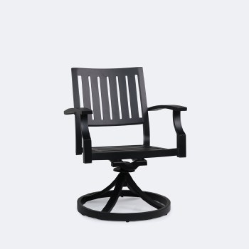 Belvedere Swivel Rocker - Black Belvedere Swivel Rocker - Black