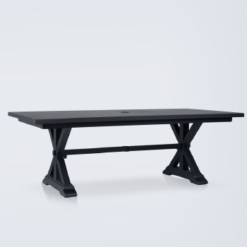 Belvedere 43”x86” Dining Table – Black