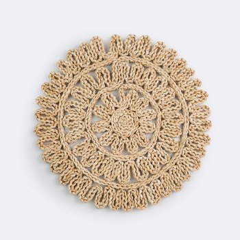 Boho Round Jute Placemat