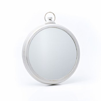 Wall Mirror- Round White