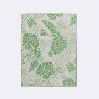 Cabana Outdoor Rug 5'x7' - Green Leaf