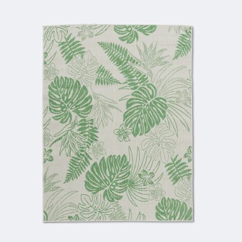 Cabana Outdoor Rug 6'x9' - Green Leaf