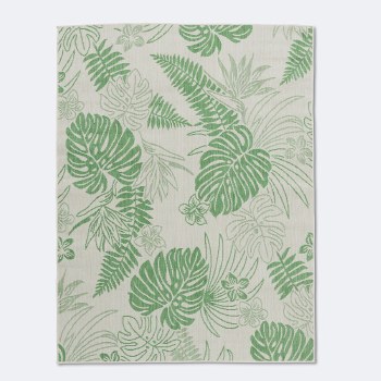 Cabana Outdoor Rug 8'x10' - Green Leaf