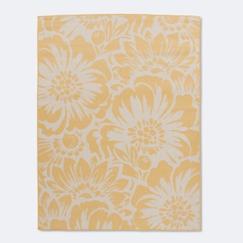 Cabana Outdoor Rug 8'x10' - Yellow Flowers