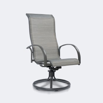 Carlo Sling Swivel Rocker - Shade Grey