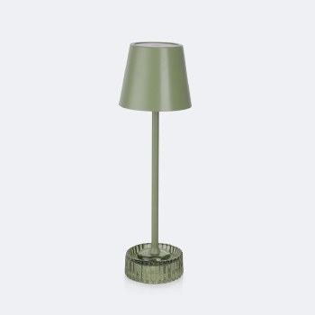 Cordless Table Lamp - Green