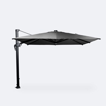 Celestial 10' Square Parasol - Grey Celestial 10' Square Parasol - Grey