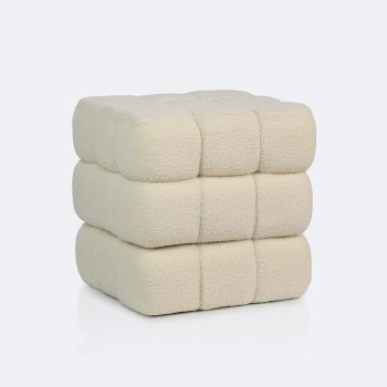 Cozy Pouf - Ivory