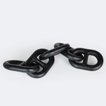 Wood Chain Link Decor - Black