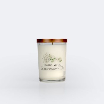 8oz Candle - Eucalyptus White Tea