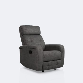 Colin Reclining Chair - Dark Grey