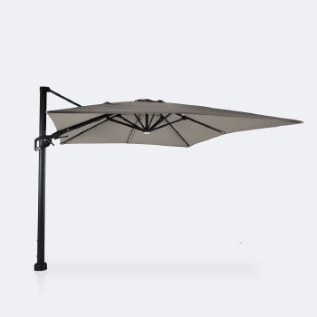 Cosmic 10'x13" Rectangular Tilt Top Parasol - Taupe