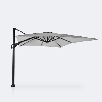 Cosmic 10'x13" Rectangular Tilt Top Parasol - Warm Grey