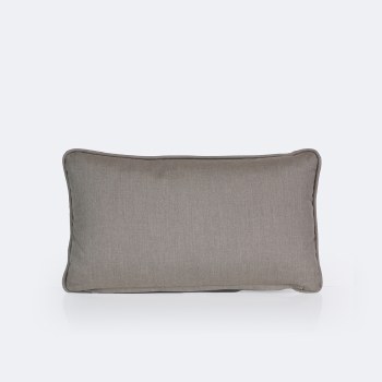 Throw Pillow - 10"x19"- DOT Bella - Taupe