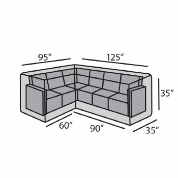 L Shape Sectional Cover - RHF