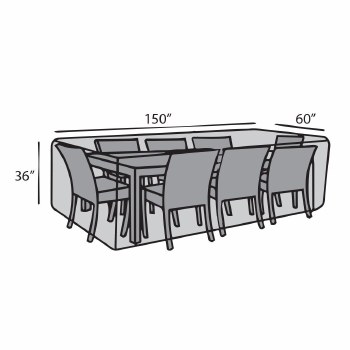 60"x150" Rectangular Dining Set Cover