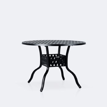 Deca 42" Round Dining Table - Black