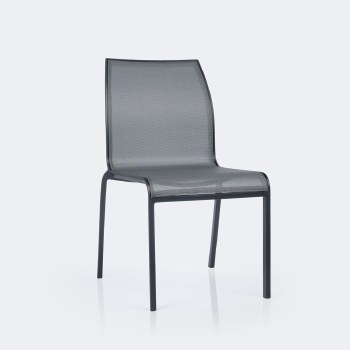 Holiday Sling Sidechair - Dark Grey