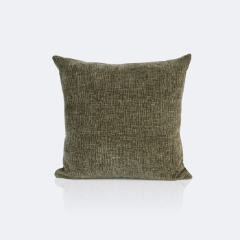 18"x18" Throw Pillow - Olive Velvet