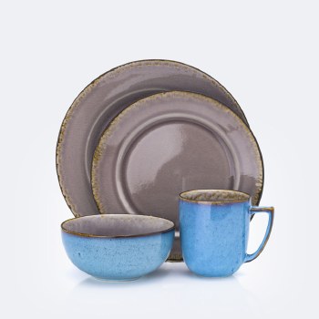 Iris 16-Piece Dinnerware Set