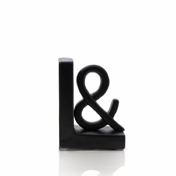 Ceramic Ampersand  Bookend