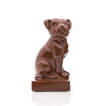 Ceramic Dog Bookend