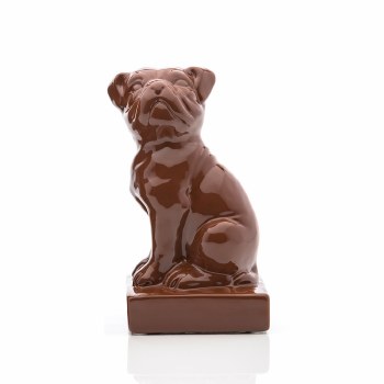 Ceramic Dog Bookend