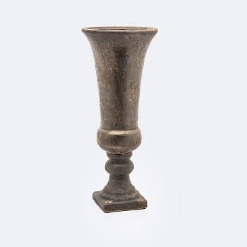 Ceramic Pewter Vase