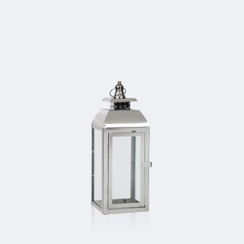 Blair Lantern Medium - Silver