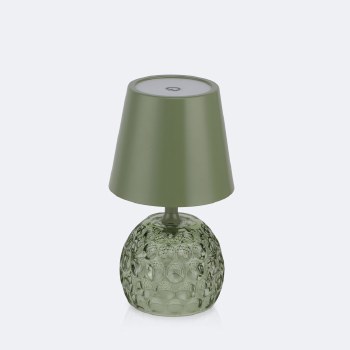 Mini Cordless Table Lamp - Green
