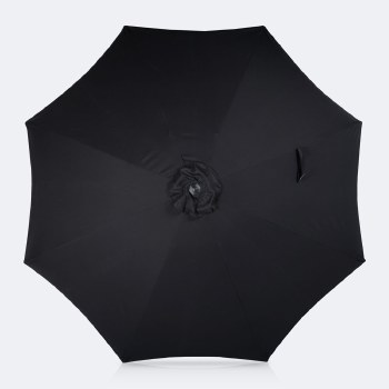 10' Deluxe Market Umbrella - Black