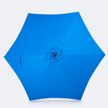 7.5' Deluxe Market Umbrella - Pacific Blue