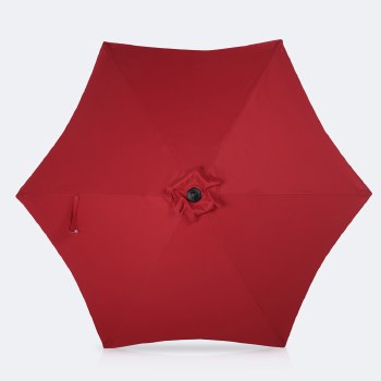 7.5' Deluxe Market Umbrella - Red