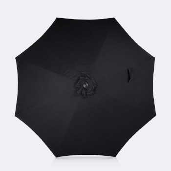 9' Deluxe Market Umbrella - Black